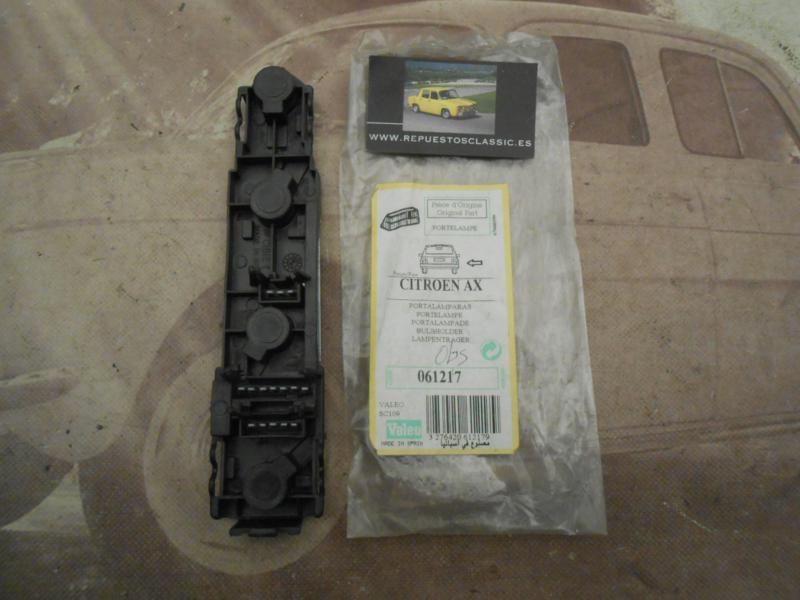IC183 P4 PORTALAMPARAS PILOTO TRASERO IZQUIERDO CITROEN AX 86->98, VALEO 061217