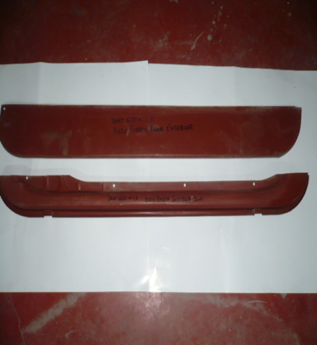 SANEADO PUERTA DERECHA INTERIOR Y EXTERIOR SEAT 600 N, D, E, L