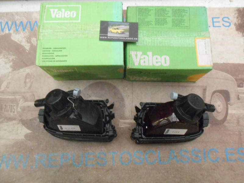 IRE377 JUEGO FAROS ANTINIEBLA RENAULT 19 II 92-> AMARILLOS , VALEO 084776 / 084777