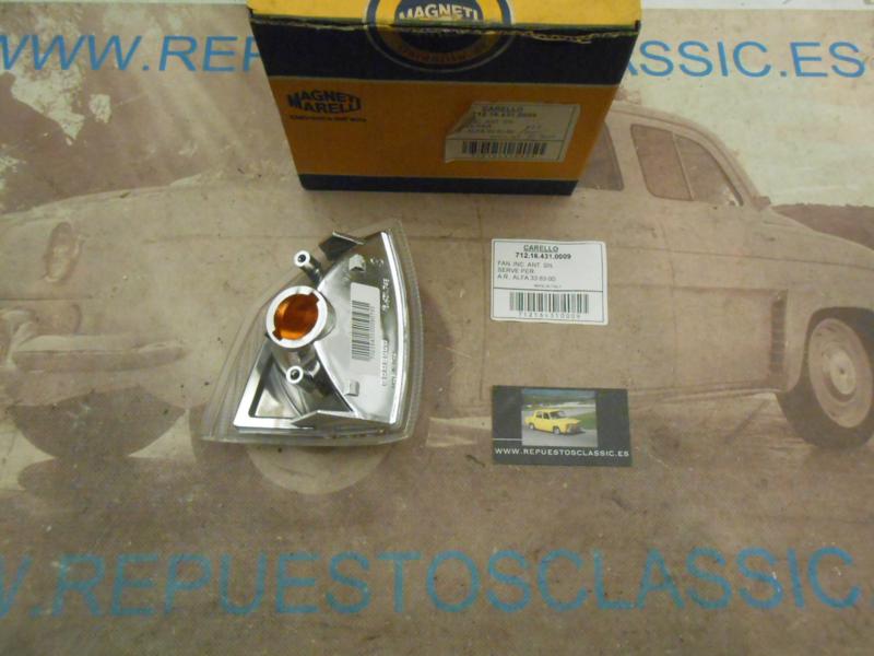 LLA692 - 712164310009 P1 PILOTO DELANTERO IZQUIERDO ALFA 33 BLANCO 83->90
