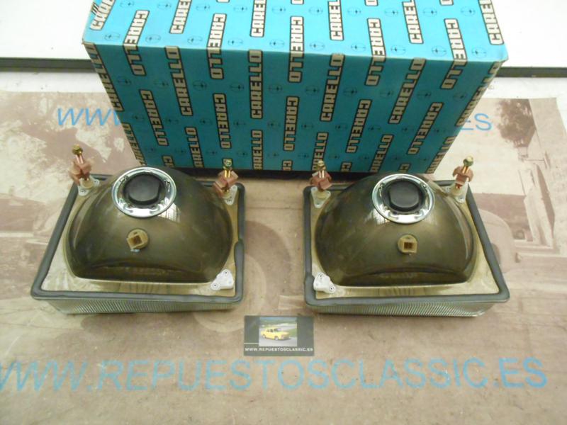 IFi04 JUEGO FAROS FOCO EUROPEO FIAT UNO 83->89, CARELLO REF. 07847000
