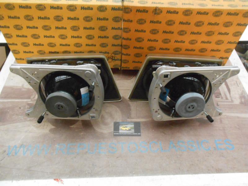 H368P1 JUEGO FAROS HELLA H4 OPEL KADETT D 79->84, 1AF004766011-1AF004766021 (12293-12294)