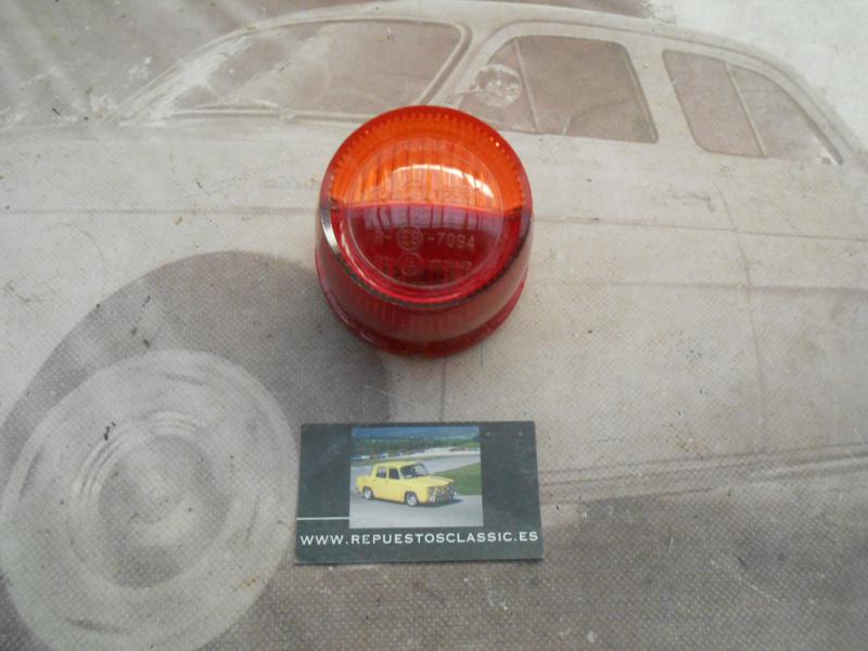 PI614P2 TULIPA BICOLOR AMBAR-ROJO PILOTO COLGANTE CAMION, REMOLQUE, TRACTOR, 60x78mm