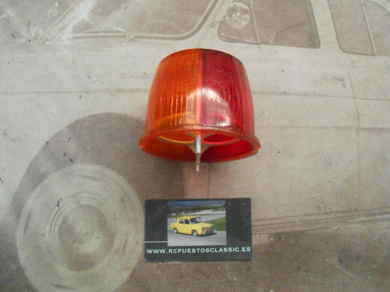 PI614P2 TULIPA BICOLOR AMBAR-ROJO PILOTO COLGANTE CAMION, REMOLQUE, TRACTOR, 60x78mm