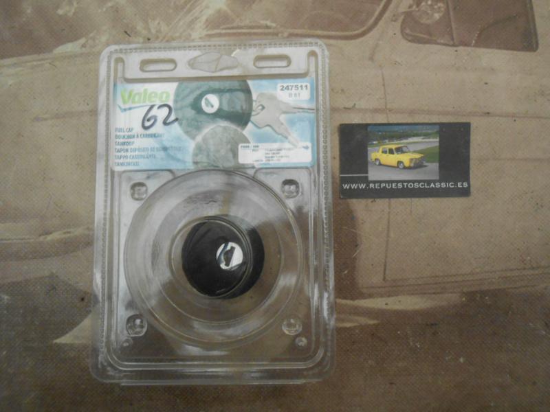 T62 TAPON DEPOSITO COMBUSTIBLE FIAT CINQUECENTO, UNO, DUCATO I, LANCIA Y10, HF INTEGRALE, THEMA, VALEO B61 - 247511