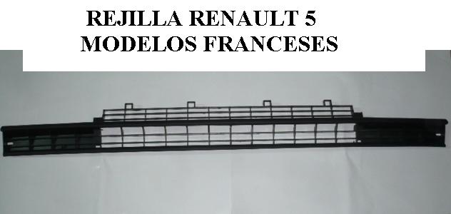 RJ50F P1 REJILLA RENAULT 5, ALPINE, ALPINE TURBO MODELOS FRANCESES