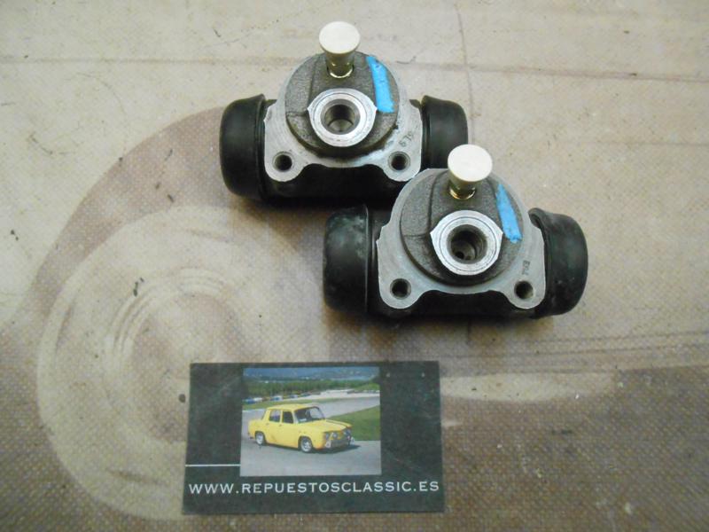 TV101084 JUEGO BOMBINES FRENO TRASERO SEAT 131 2.5D, FIAT ARGENTA 2.5D (22,2mm) ROSCA M10x1
