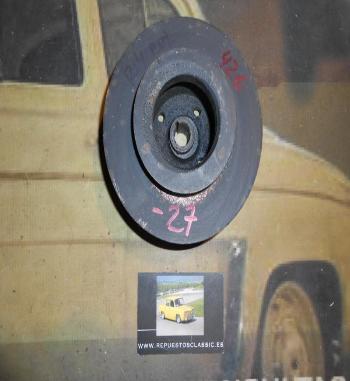 POLE27 POLEA BOMBA AGUA RENAULT 4, REF. FAE 426