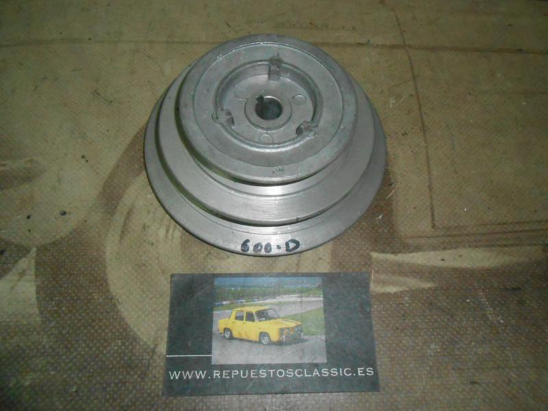 POLE56 POLEA DINAMO SEAT 600, REF. 4195, FEMSA 8905, ALUMINIO (120mm)