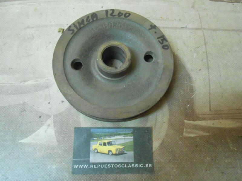 POLE75 POLEA CIGUEÑAL SIMCA 1200, TALBOT 150, REF. R6025 (137mm)