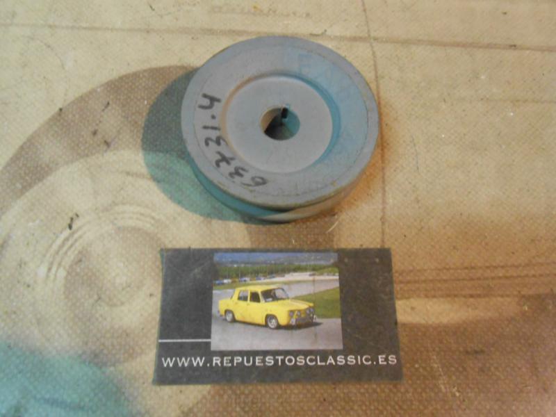POLE77 POLEA ALTERNADOR RENAULT 12 S, REF. 63731.4, FAE 464, FEMSA 18764-3 (77mm)