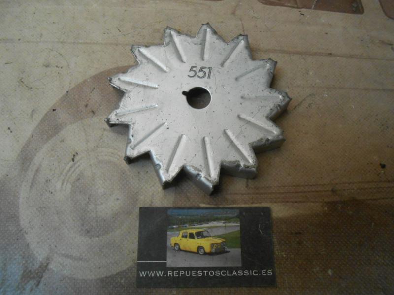 POLE89 ASPAS VENTILADOR ALTERNADOR SEAT 124, 1430, 132 D, PEGASO, FIESTA, DOGE DART, LAND ROVER, JEEP COMANDO, FAE 551, FEMSA 16
