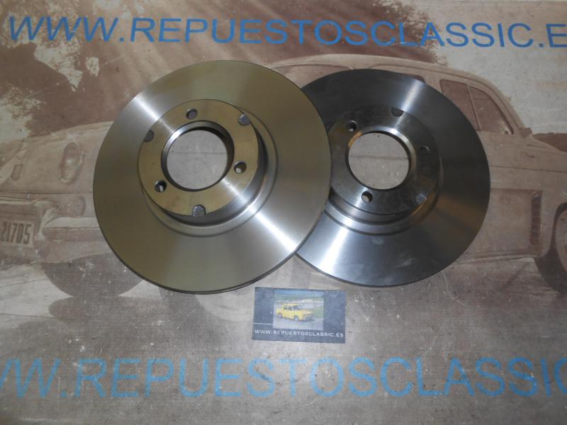 FZ613123 P1 JUEGO DISCOS FRENO DELANTERO CITROEN LNA, VISA, C15, TALBOT SAMBA, PEUGEOT 104, RENAULT 14, 241mm