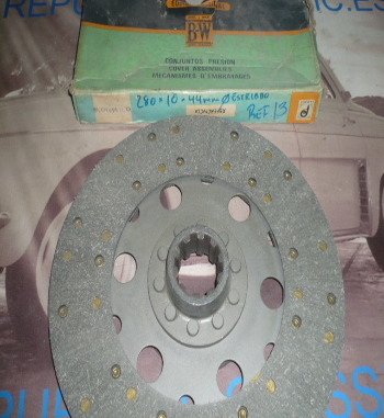 DISCO EMBRAGUE 280X10X44 REF. 13