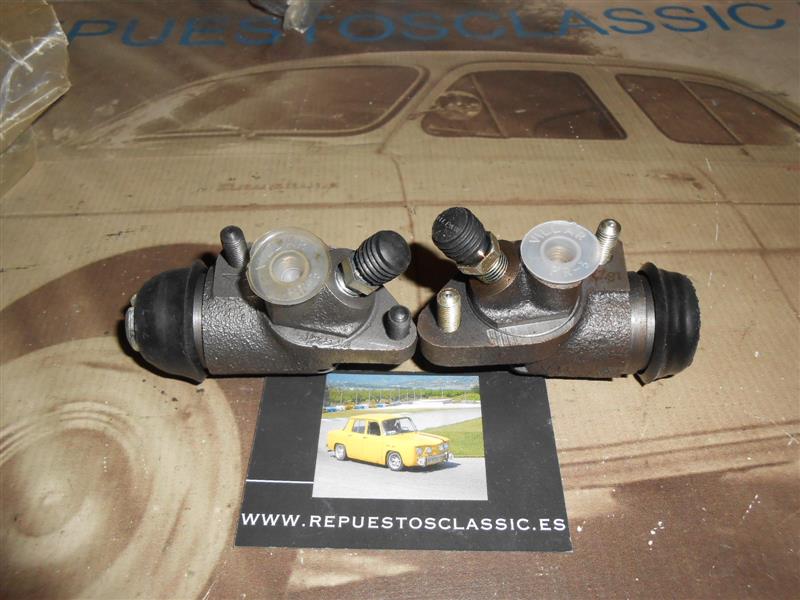 V2227 JUEGO BOMBINES FRENO DELANTERO AVIA 2000 MODELO G DESDE 81, EBRO F350 MEDIDA 1" 1/8 ROSCA 3/8x24h CIERRE CONO