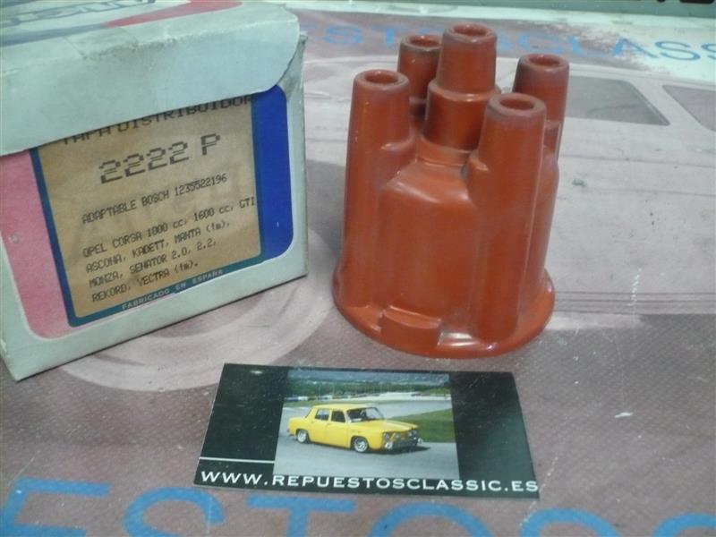 2222P 1235522196 TAPA DELCO OPEL ASCONA, CORSA, KADETT, MANTA, REKORD DISTRIBUIDOR BOSCH