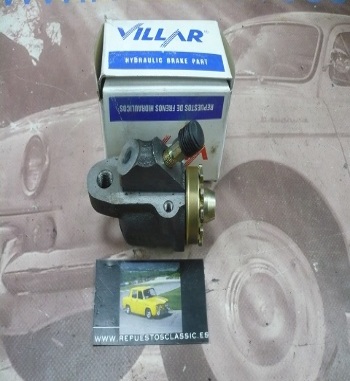 V5527 BOMBIN FRENO DELANTERO SAVA CAMIONES 211, 213, 217, 315, 411, 415, 511 MEDIDA 1 1/4" SALIDA 3/8 CIERRE CONO