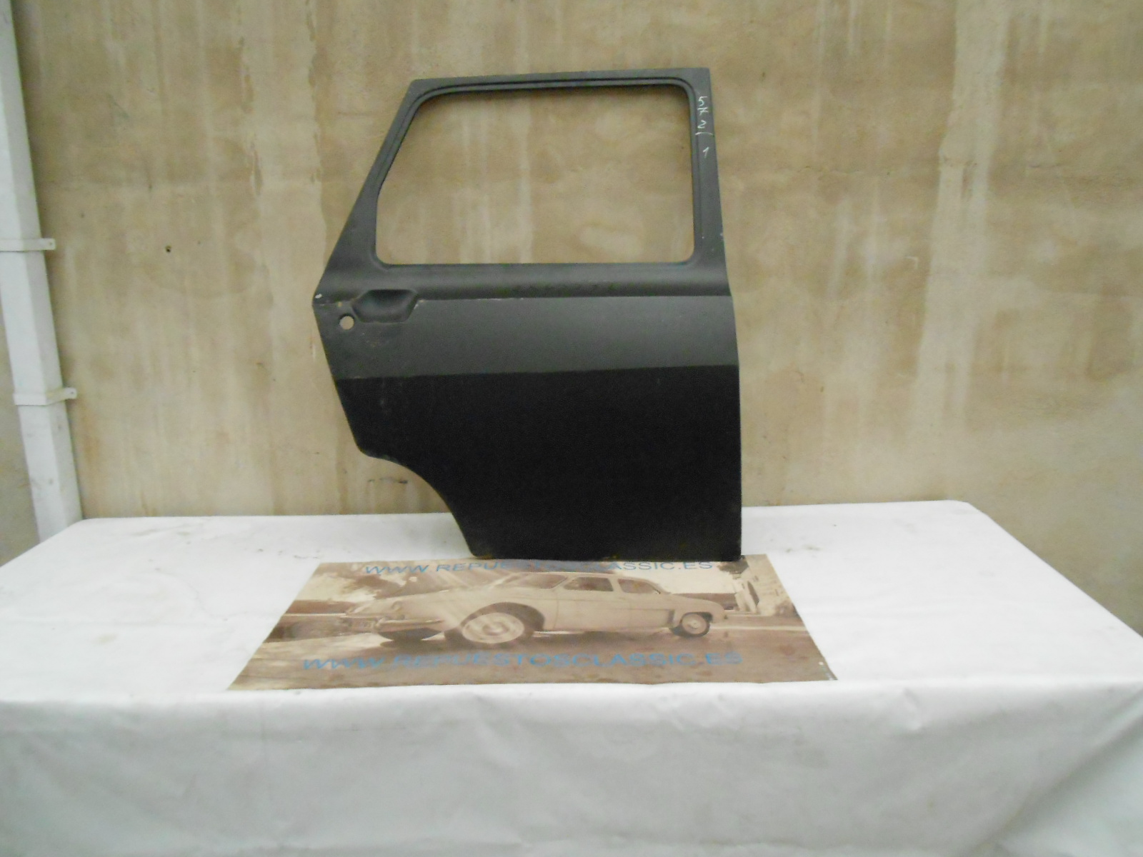PANEL PUERTA TRASERO DERECHO COMPLETO RENAULT 6 ORIGINAL RENAULT