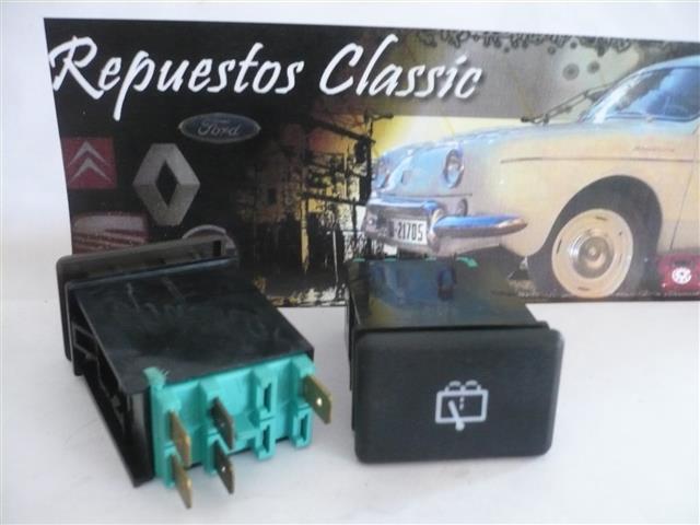 C05 6489N INTERRUPTOR NEGRO LAVAPARABRISAS TRASERO RONDA CL, CLD
