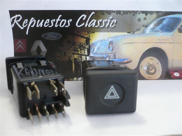 C05 6583 INTERRUPTOR WARNING, LUCES EMERGENCIA RENAULT 9, 11, TURBO