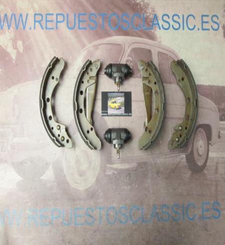 KT04-6087867* KIT FRENO TAMBOR TRASERO SEAT TOLEDO, AUDI 80, 90, 100, VOLKSWAGEN SANTANA, PASSAT SIN ACCESORIOS (200x40mm)