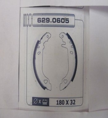 KT05-6087904 KIT FRENO TAMBOR TRASERO FIAT TIPO (160) 87->95 SISTEMA BENDIX (TAMBOR 180x32mm)