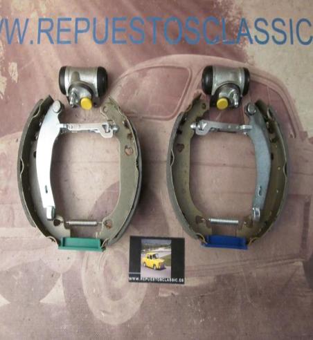 KT26-700003P KIT FRENO TAMBOR TRASERO PREMONTADO RENAULT 4 Y 5, REF. VILLAR 6089777 (180x32mm)