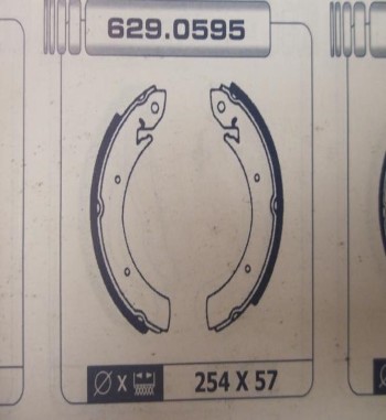 KT40-6087938 KIT FRENO TAMBOR TRASERO RENAULT TRAFIC I (TAMBOR 254x57mm. PISTON BOMBIN 25,40mm)