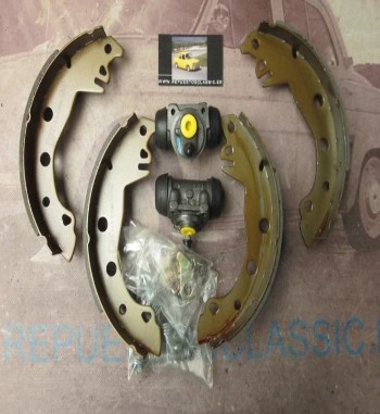 KT58-6087781 KIT FRENO TAMBOR TRASERO CITROEN C15 84->(TAMBOR 228,6x42mm. BOMBIN 22,22mm)