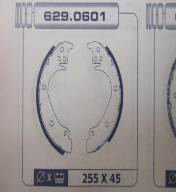 KT67-6087854 KIT FRENO TAMBOR TRASERO PEUGEOT 505 79>93, TALBOT TAGORA 80>87 (TAMBOR 255x45mm. BOMBIN 20,64mm)