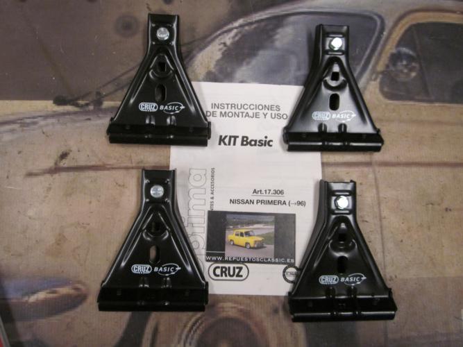 BAC07 17306 SOPORTES BASES DE APOYO BACA BARRAS DE TECHO CRUZ, NISSAN PRIMERA >96