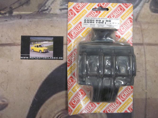 BAC10 17702 SOPORTES BASES DE APOYO BACA BARRAS DE TECHO CRUZ, AUDI 80, 90, 100 >91 (PARA BARRAS T-110)