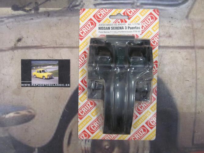 BAC34 17790 SOPORTES BASES DE APOYO PARA BACA-BARRAS DE TECHO CRUZ, NISSAN SERENA 3p. (PARA BARRAS T-110)