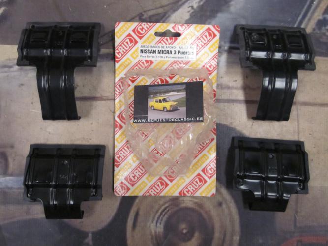 BAC35 17792 SOPORTES BASES DE APOYO PARA BACA, BARRAS DE TECHO CRUZ, NISSAN MICRA 3p. (PARA BARRAS T-100)