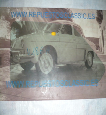 LUNA PUERTA TRASERA SIMCA 1200 VERDE