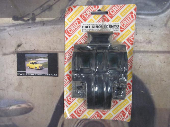 BAC39 17805 SOPORTES BASES DE APOYO PARA BACA-BARRAS DE TECHO CRUZ, FIAT CINQUECENTO (PARA BARRAS T-100)