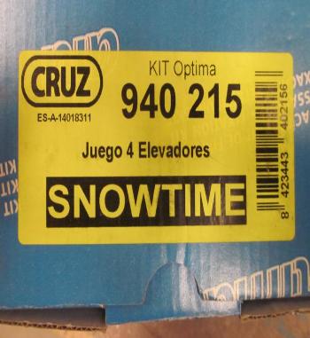 BAC69 940215 KIT OPTIMA SNOWTIME JUEGO ELEVADORES PORTASKIS BACA-BARRAS DE TECHO CRUZ