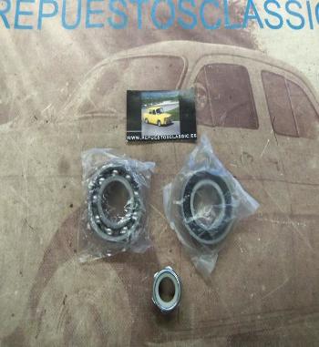 TVRM150 KR09 KIT RODAMIENTOS RUEDA DELANTERA RENAULT 4,5,6,7.DESDE EL 76. MEDIDAS 30x62x16