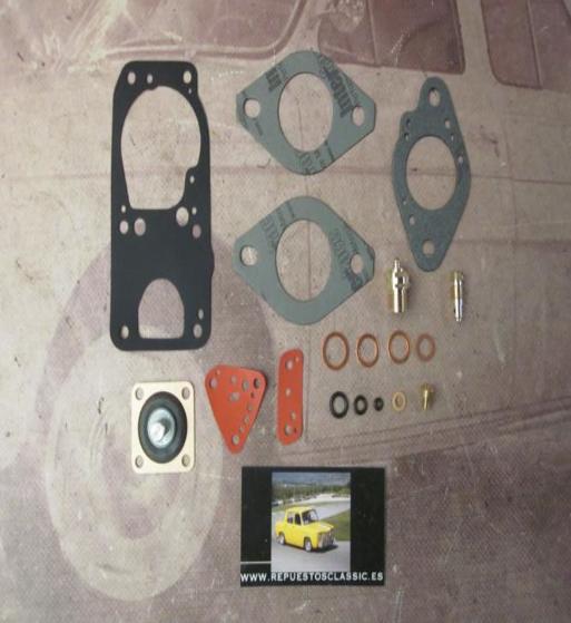 S190 SUPER KIT CARBURADOR SOLEX 32 DIS RENAULT 18 TURBO, FUEGO TURBO
