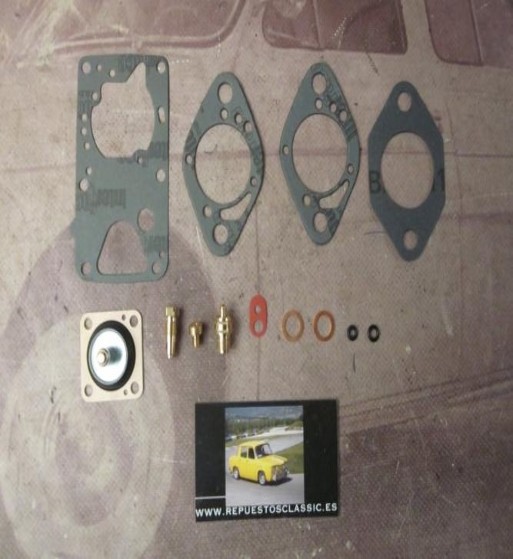 S218 SUPER KIT CARBURADOR SOLEX 32 BIS, RENAULT 5 GTL, SUPERCINCO, EXPRESS
