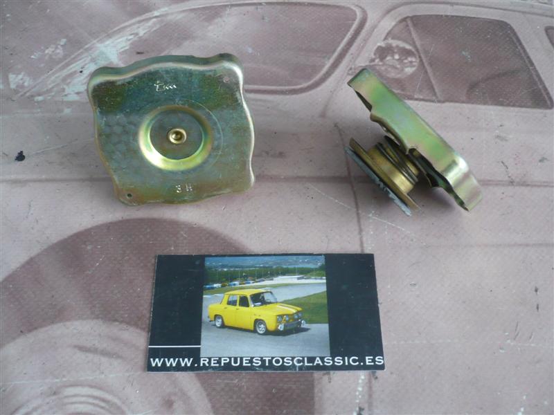 TAR01* TAPON RADIADOR CUELLO CORTO SEAT 600 PRESION 0.5 BAR