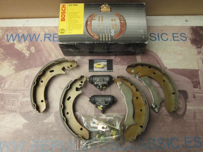 341P3 BOSCH 0204113617 KIT PRO FRENO TRASERO FORD MONDEO 93>00  (228x45mm - BOMBIN 20,6mm) - VILLAR 6087987