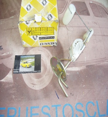 7701349641 AFORADOR RENAULT 5 Y 4 F6 CON RETORNO Y UNA CONEXION ANCLAJE 3 TORNILLOS ORIGINAL RENAULT