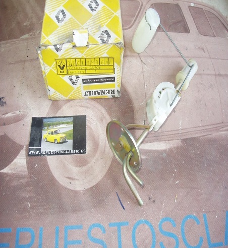 7701349641 AFORADOR RENAULT 5 Y 4 F6 CON RETORNO Y UNA CONEXION ANCLAJE 3 TORNILLOS ORIGINAL RENAULT