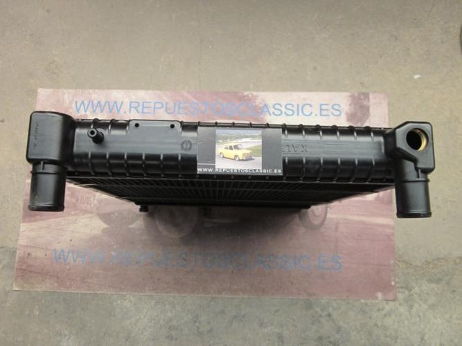 RAM175P7 RADIADOR MOTOR RENAULT 19  I/II 1.8/1.9D, TRAFIC I, OEN: 7701395098 (490x400x50mm) COBRE-PLASTICO