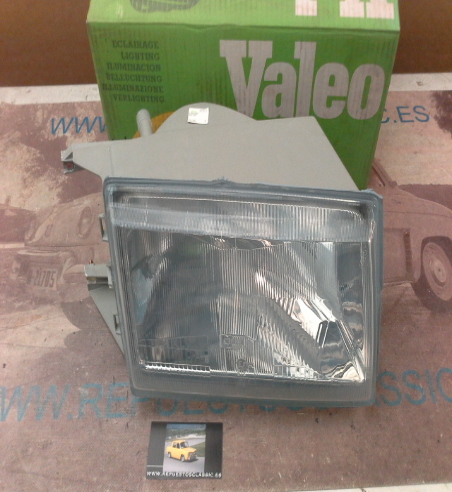 IRE420 FARO DERECHO H4 RENAULT 25 1 FASE 83 》88, VALEO 061336, REF. ORIGEN 7701029901