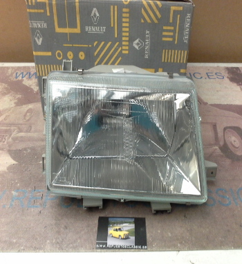 OR343 FARO DERECHO ORIGINAL RENAULT 9, 11 81-89, H4 REGULACION MANUAL, REF. 7701032934