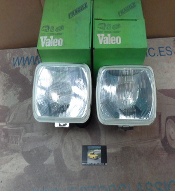 IRE429 JUEGO FAROS RENAULT EXPRESS F40 85-> FOCO EUROPEO, VALEO 061277