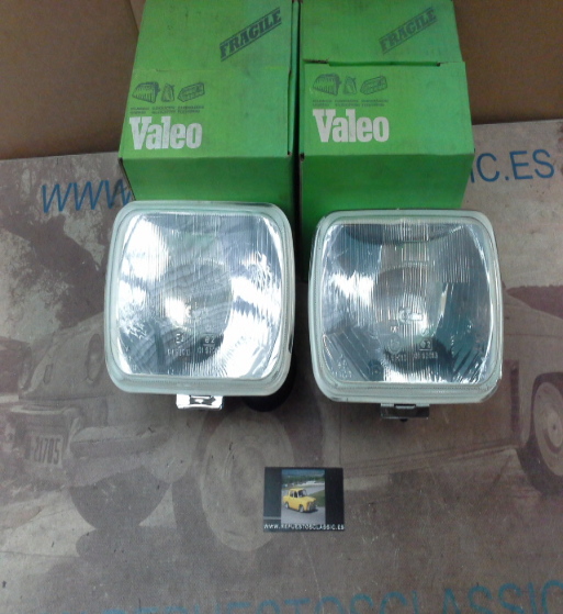 IRE429 JUEGO FAROS RENAULT EXPRESS F40 85-> FOCO EUROPEO, VALEO 061277