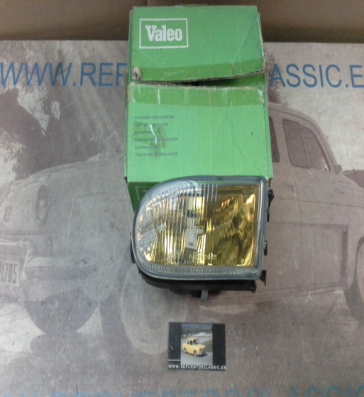 IRE442 FARO ANTINIEBLA DERECHO RENAULT 19 II 92-> AMARILLO, VALEO 084777, REF. ORIGEN 7701036046